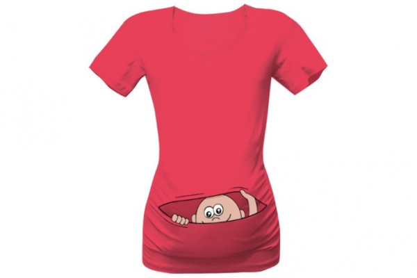 Vtipná těhotenská trička – udržte si veselou mysl