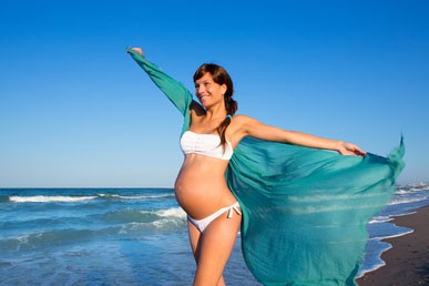 Pobyt na slunci v těhotenství